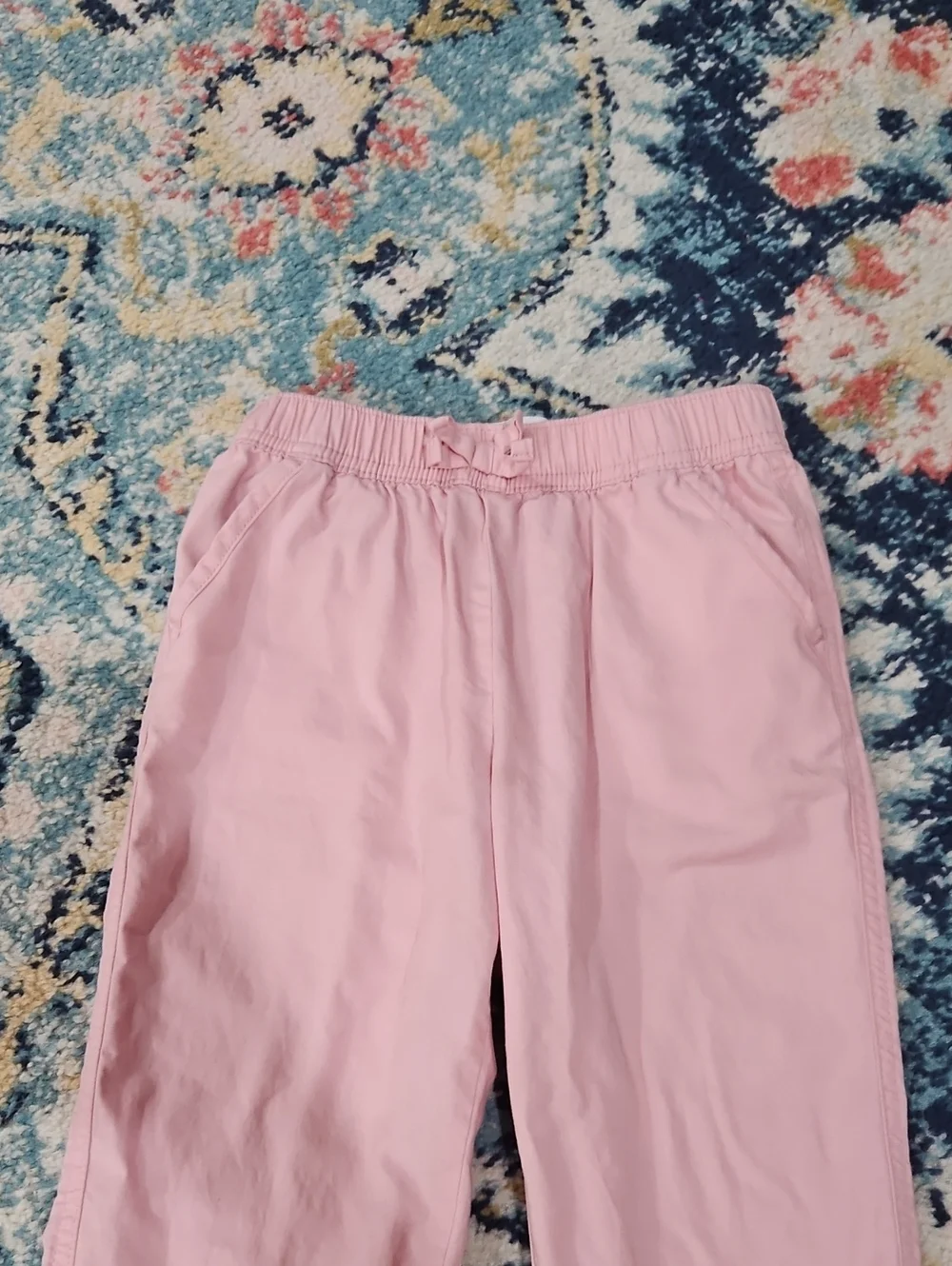 Childrens Place Light Pink Elastic-Waist Joggers for Kids
